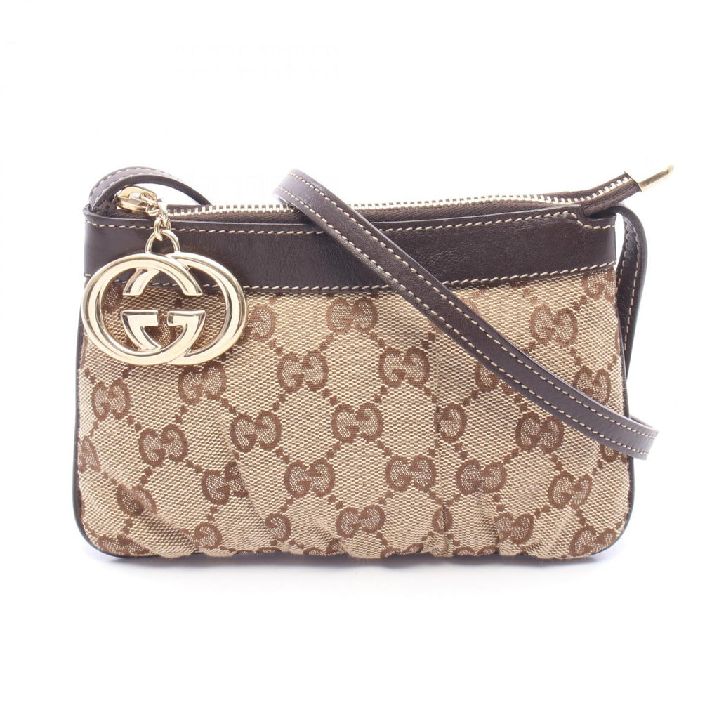 GUCCI Gucci Interlocking G Gg Canvas Mini Shoulder Crossbody Bag 212216 Canvas Leather image 1
