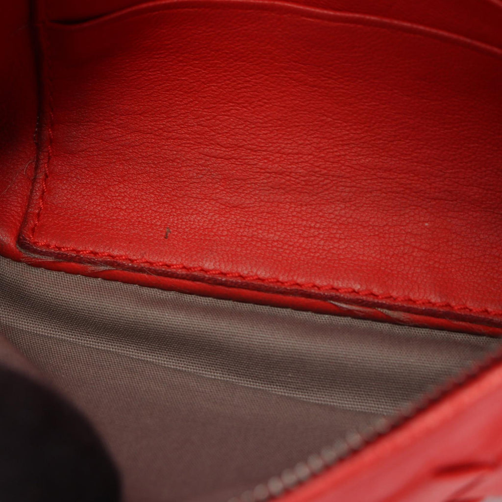 BOTTEGA VENETA Bottega Veneta Intrecciato Shoulder Bag Red Leather 310774 image 6