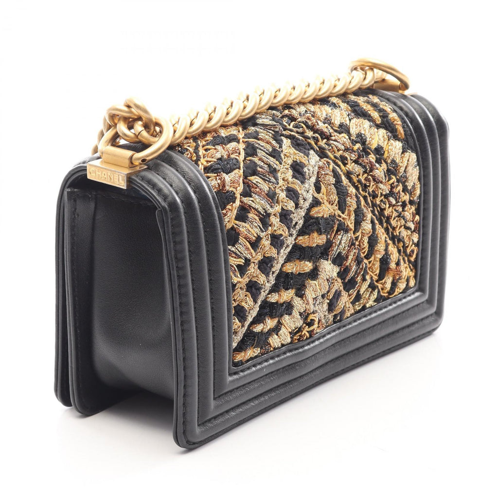 CHANEL Chanel Shoulder Bag Boy Chanel Small Lambskin (sheep Leather)×rame Black/Gold Boy Chanel Small A67085 image 2