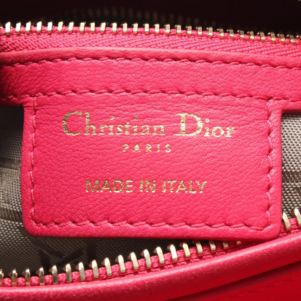 CHRISTIAN DIOR Christian Dior Handbag Lady Dior Christian Dior 2way Leather Pink image 4