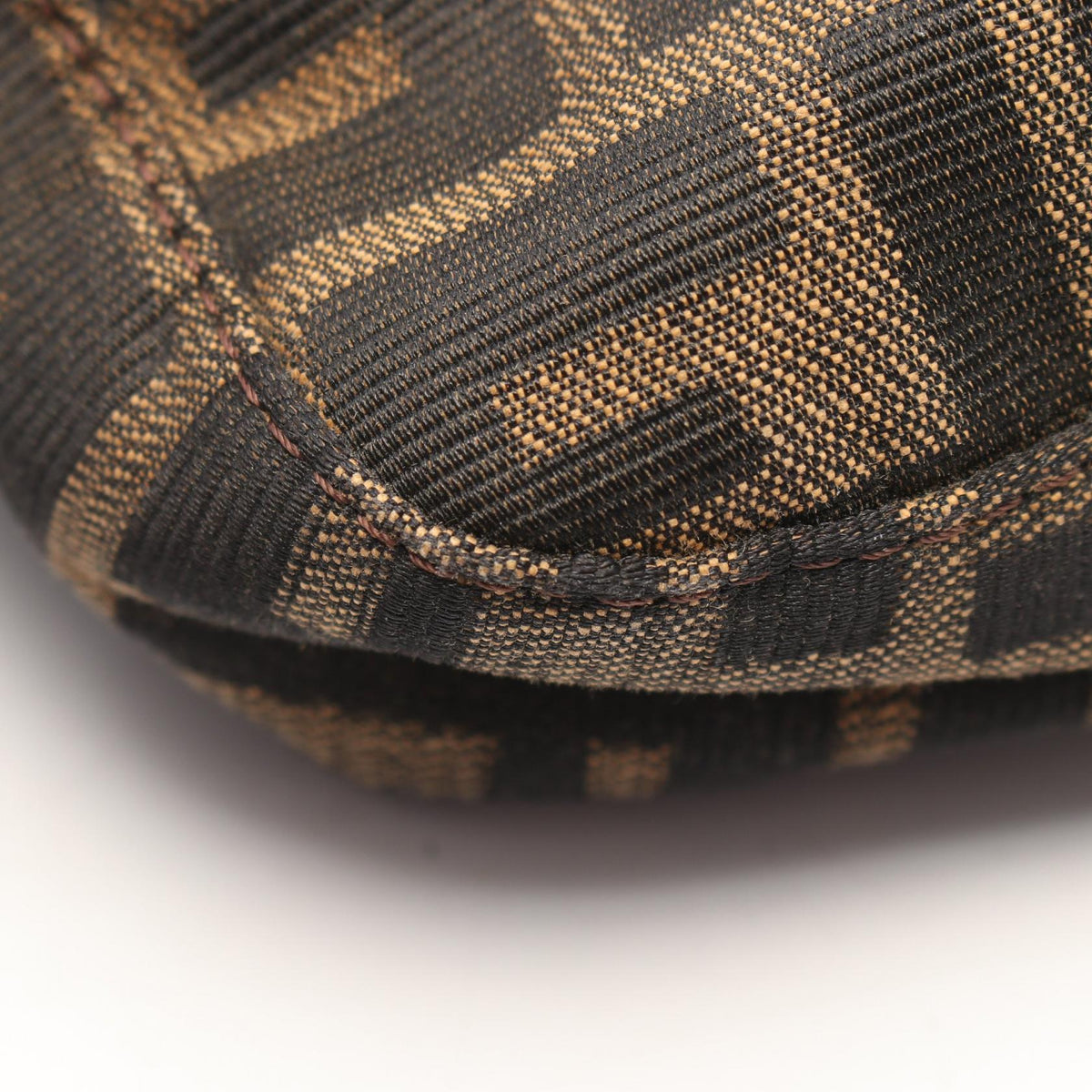 FENDI Fendi Zucca Shoulder Bag Brown/Black Canvas×leather 26730 image 5
