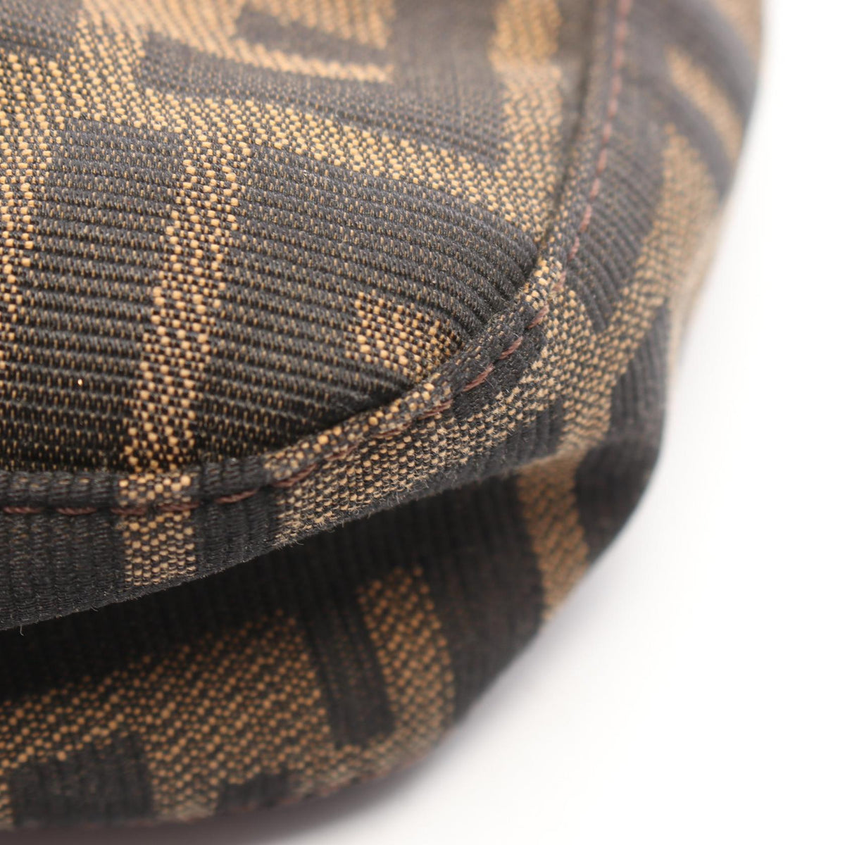 FENDI Fendi Zucca Shoulder Bag Brown/Black Canvas×leather 26730 image 6