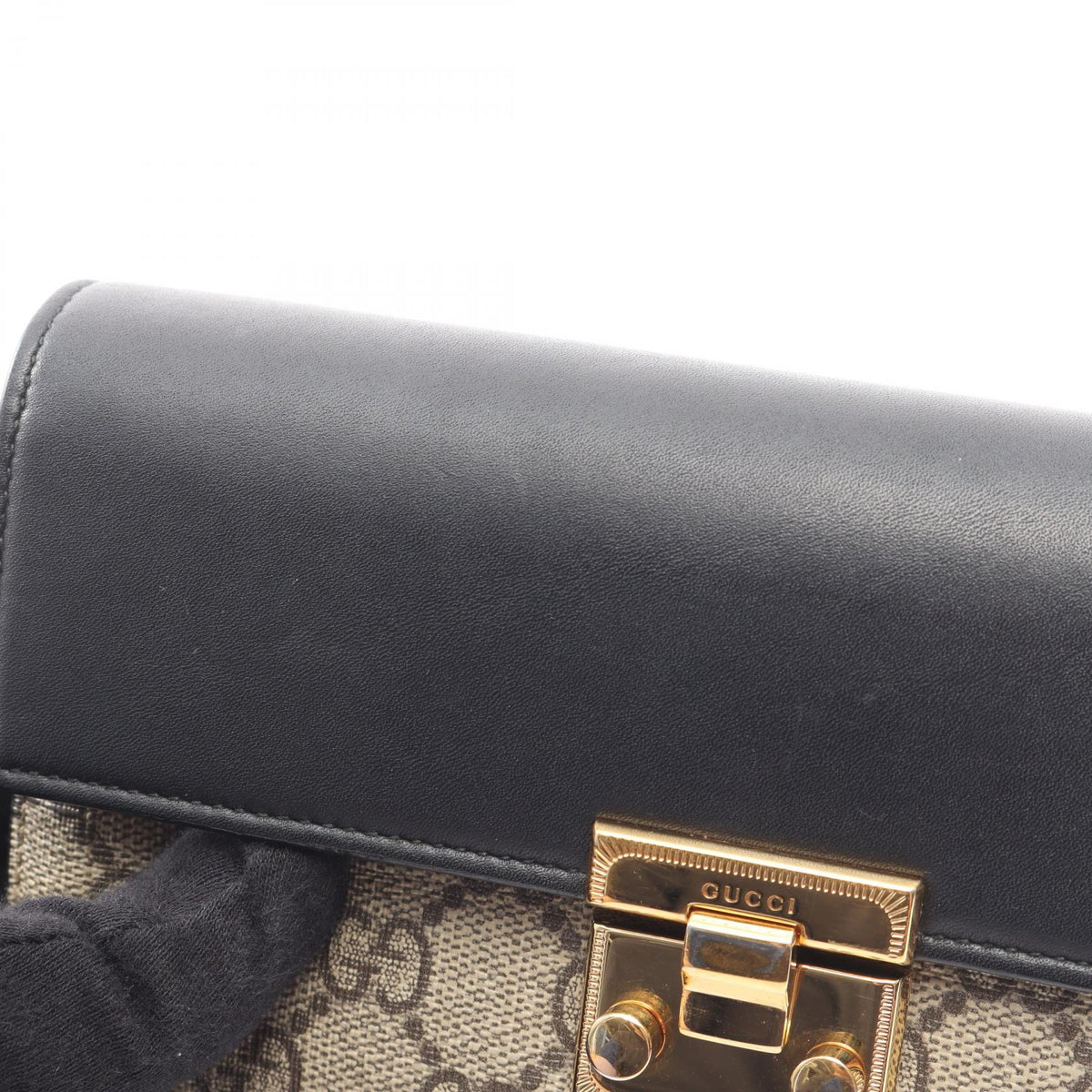 GUCCI Gucci Gg Supreme Chain Wallet Shoulder Handbag 453506 Canvas Leather Used Women image 10