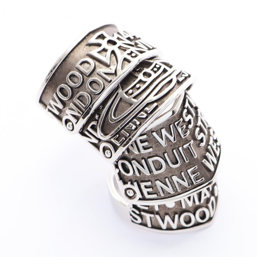 VIVIENNE WESTWOOD Vivienne Westwood Josephus Armor Ring Ring Silver Other×metal 6404018q02p017xl image 6