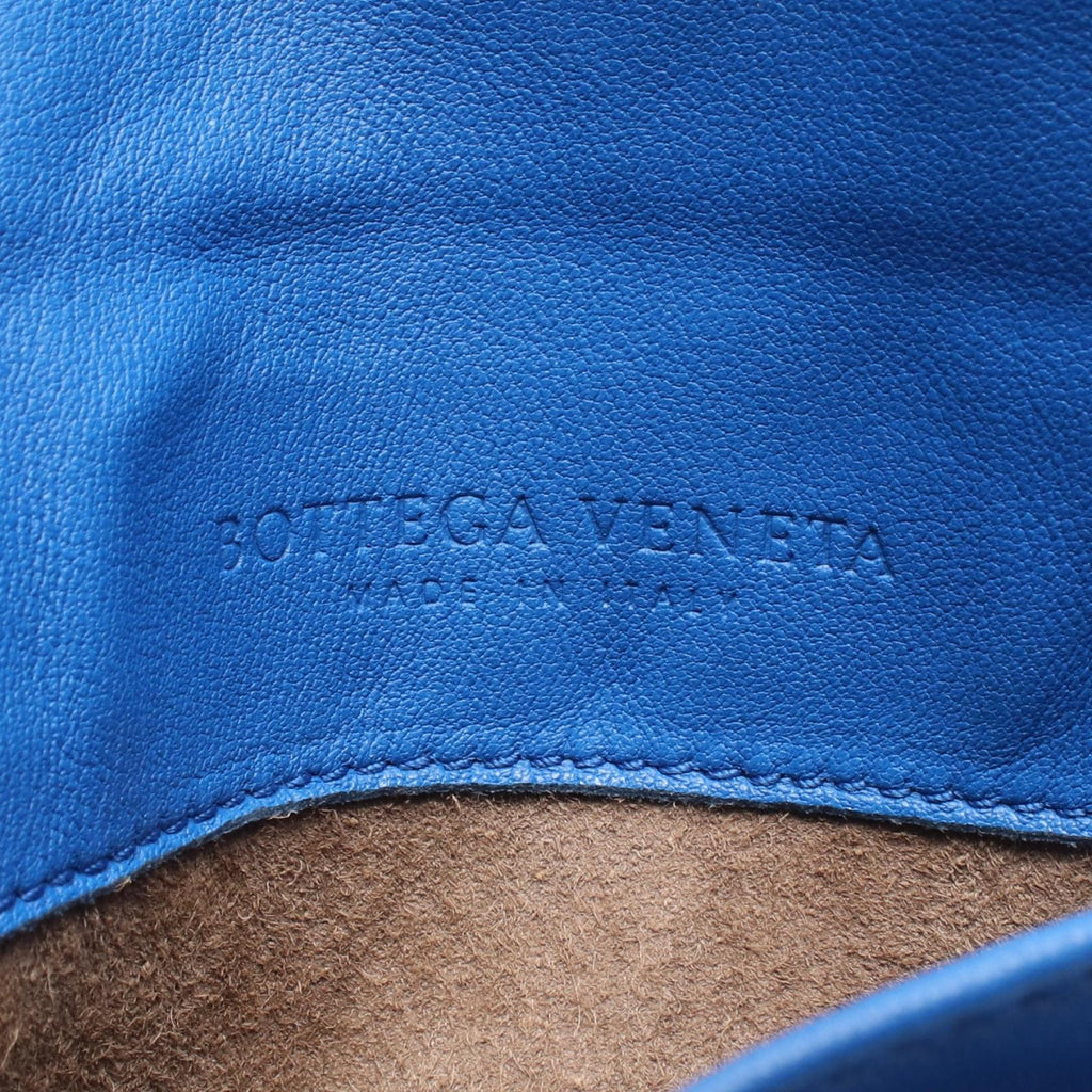 BOTTEGA VENETA Bottega Veneta Intrecciato Shoulder Bag Blue Leather 310774 image 4
