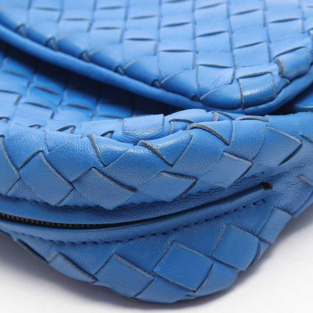 BOTTEGA VENETA Bottega Veneta Intrecciato Shoulder Bag Blue Leather 310774 image 5