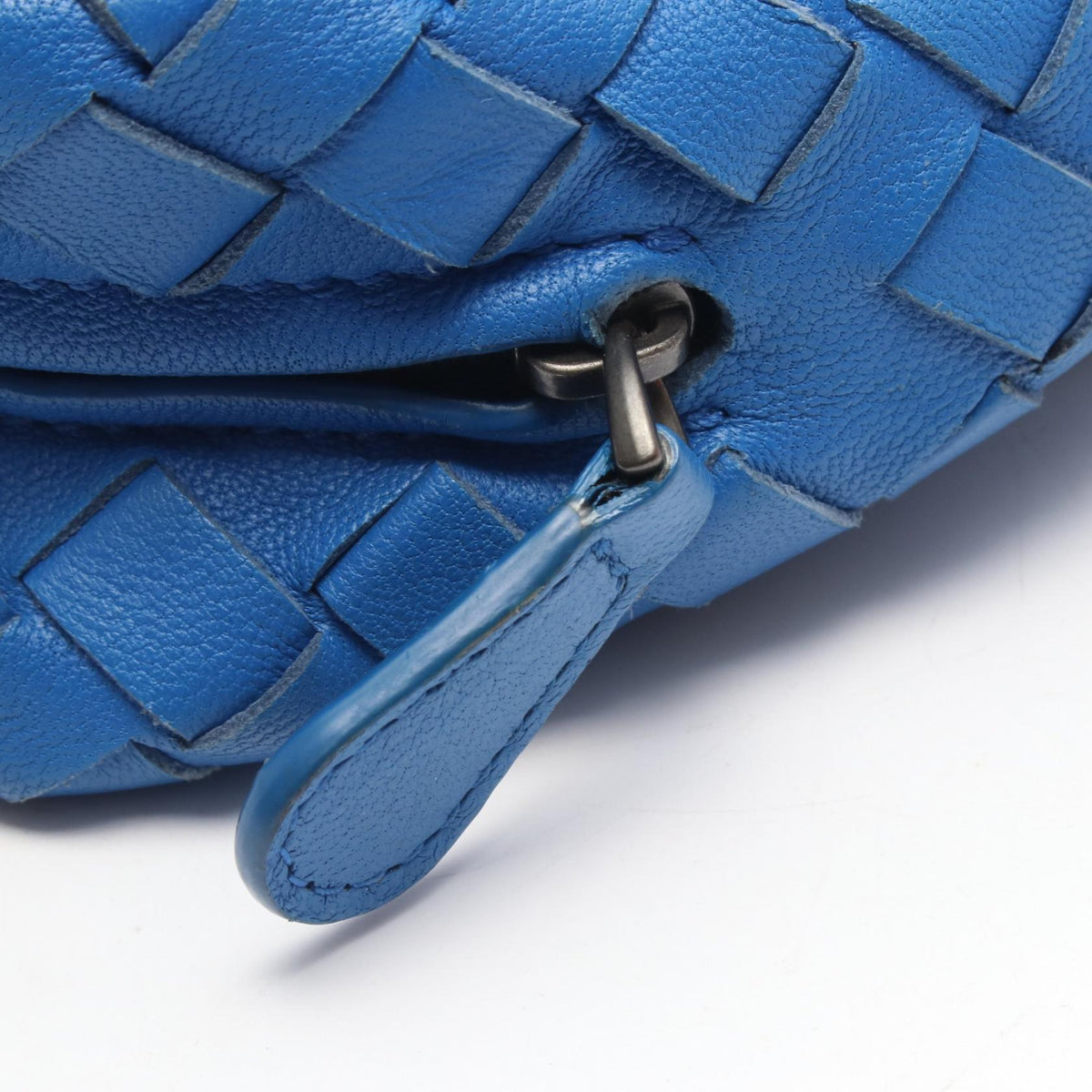 BOTTEGA VENETA Bottega Veneta Intrecciato Shoulder Bag Blue Leather 310774 image 6