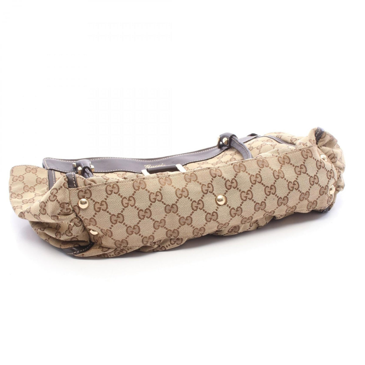 GUCCI Gucci Abbey Gg Canvas Tote Bag Beige/Brown Canvas×leather 189831 image 6