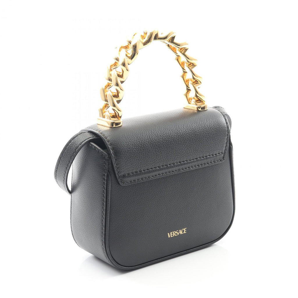 VERSACE Versace La Medusa Handbag Black Leather image 2