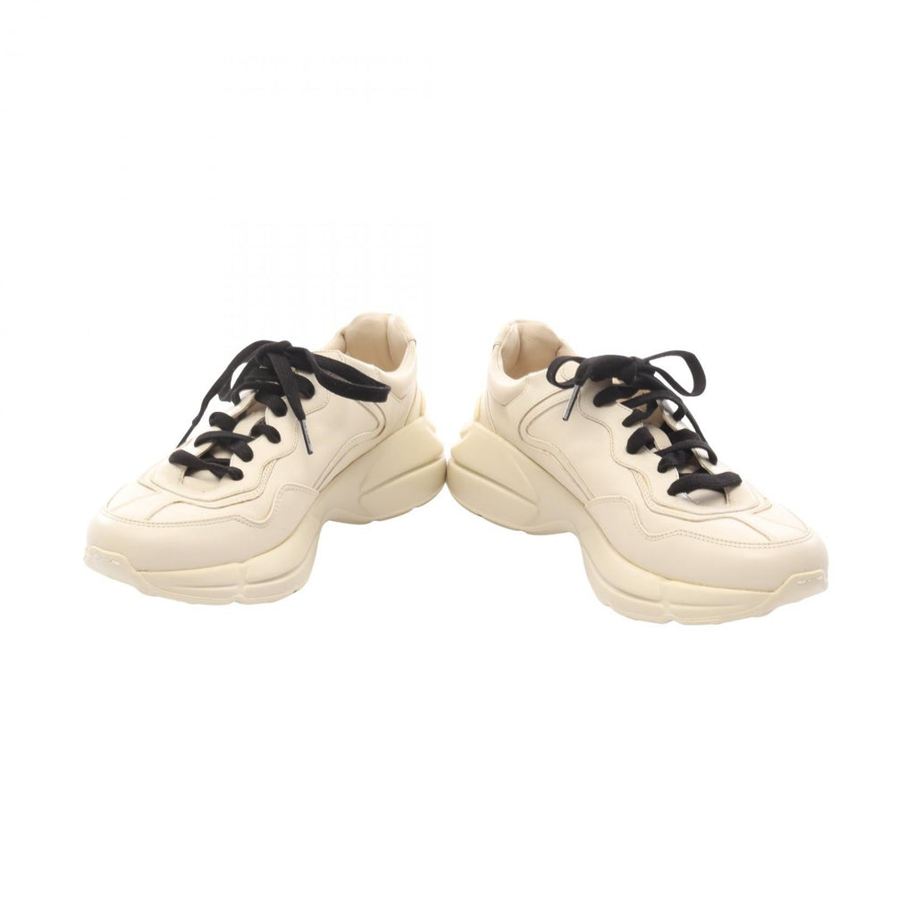 GUCCI Gucci Vintage Logo Sherry Line Sneakers Beige/Green/Red Leather image 3