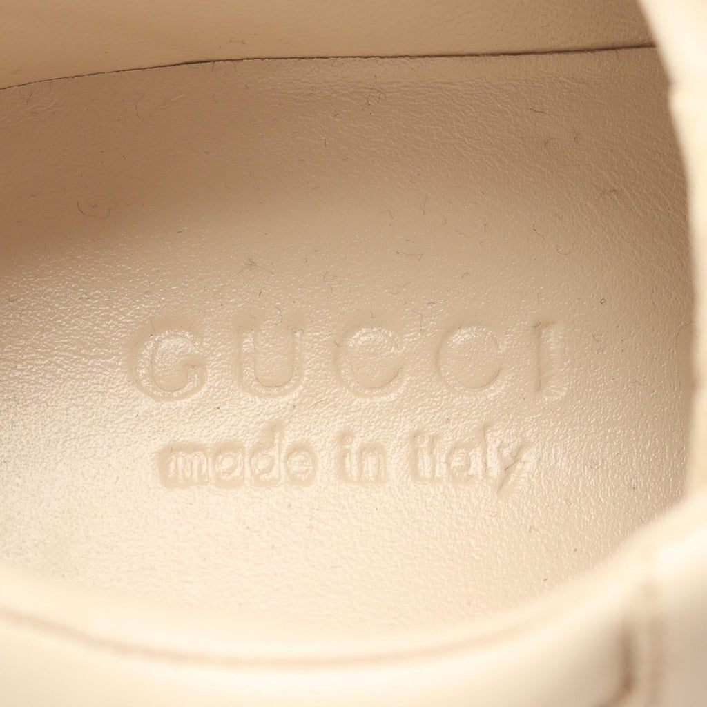 GUCCI Gucci Vintage Logo Sherry Line Sneakers Beige/Green/Red Leather image 5