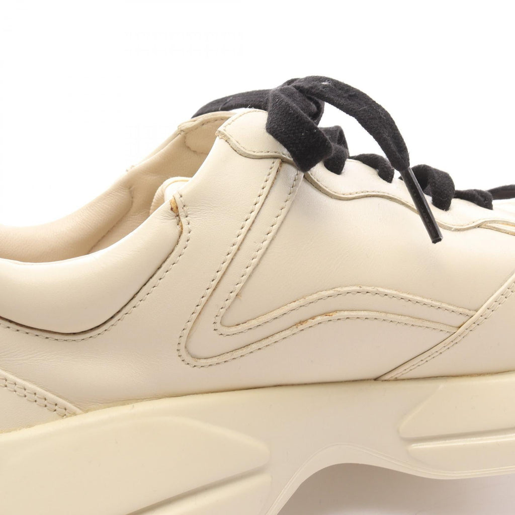 GUCCI Gucci Vintage Logo Sherry Line Sneakers Beige/Green/Red Leather image 8