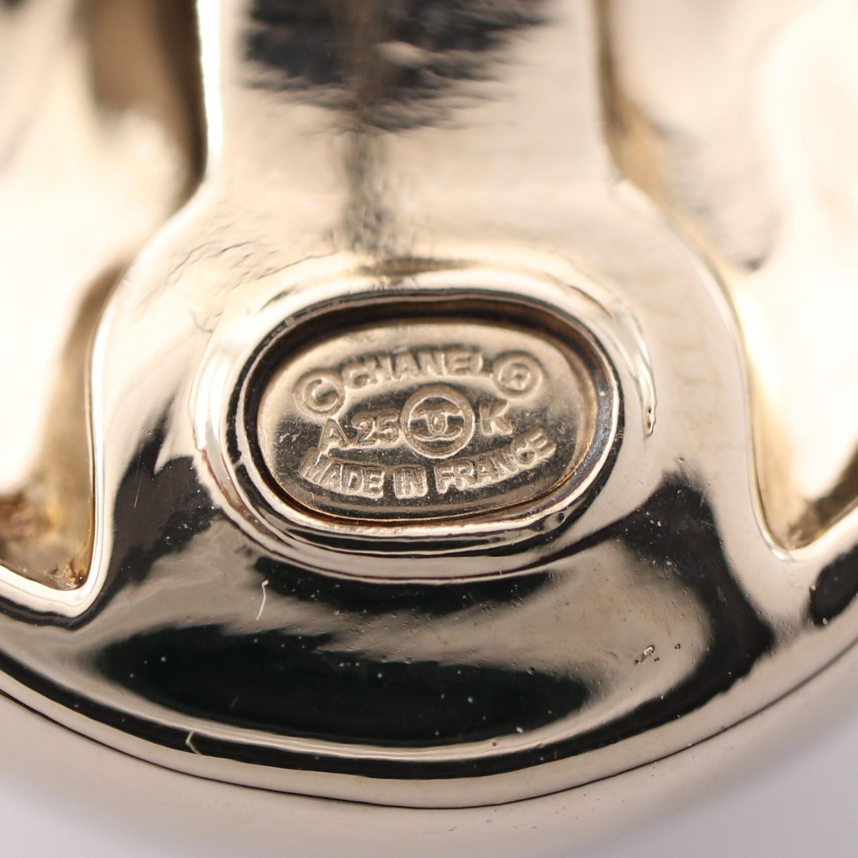 CHANEL Chanel Gold Coco Mark Gold Plated image 3