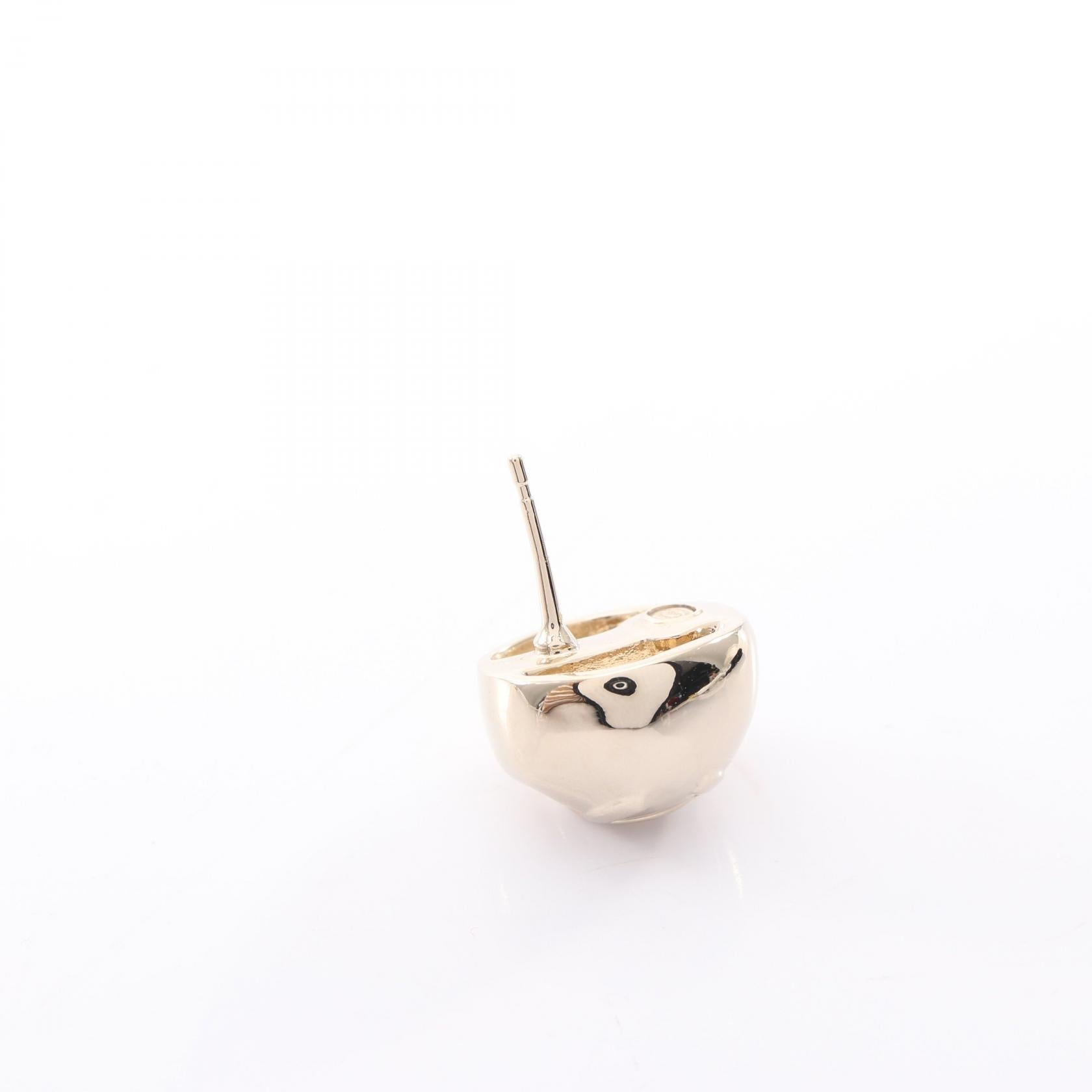 CHANEL Chanel Gold Coco Mark Gold Plated image 5
