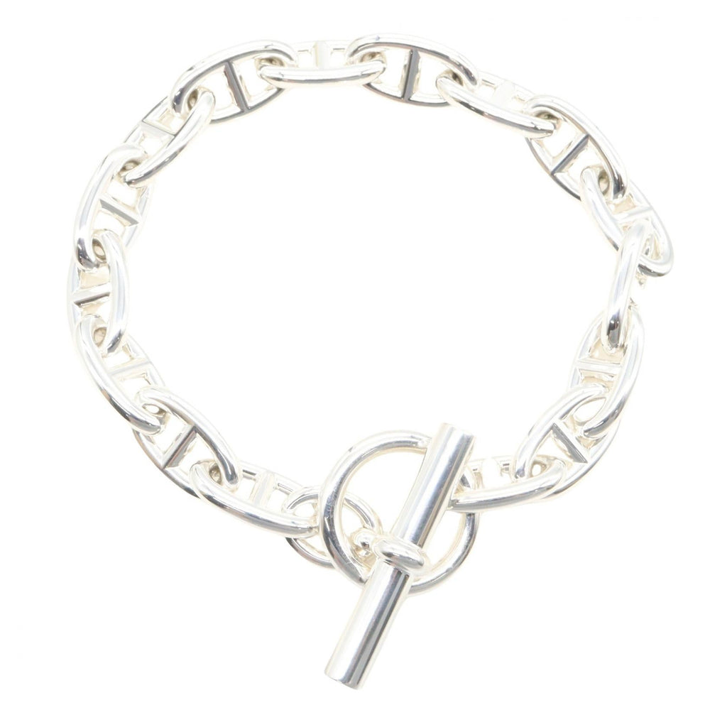 HERMES Hermes Chaine D'ancre Gm 16 Link Bracelet Bangle Silver 925 Preowned Unisex 22cm image 1
