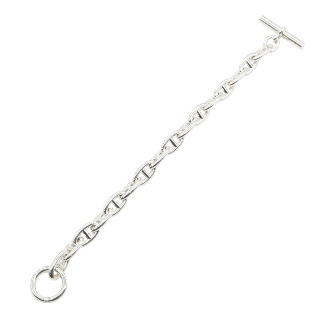 HERMES Hermes Chaine D'ancre Gm 16 Link Bracelet Bangle Silver 925 Preowned Unisex 22cm image 3