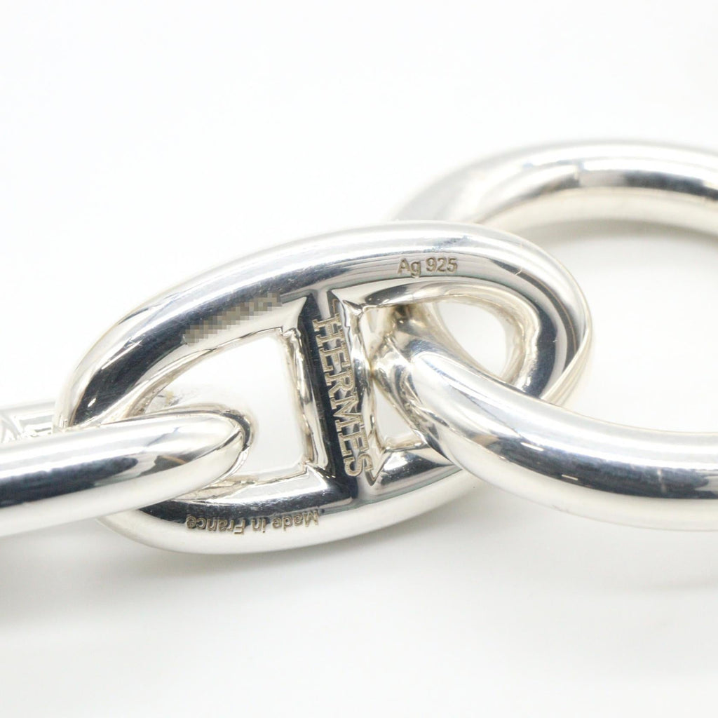 HERMES Hermes Chaine D'ancre Gm 16 Link Bracelet Bangle Silver 925 Preowned Unisex 22cm image 4