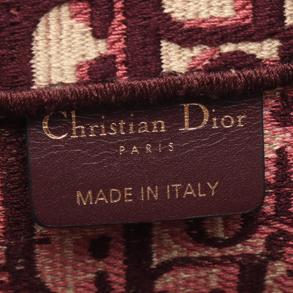 CHRISTIAN DIOR Christian Dior Tote Bag Book Tote Large Canvas Bordeaux/Beige image 4