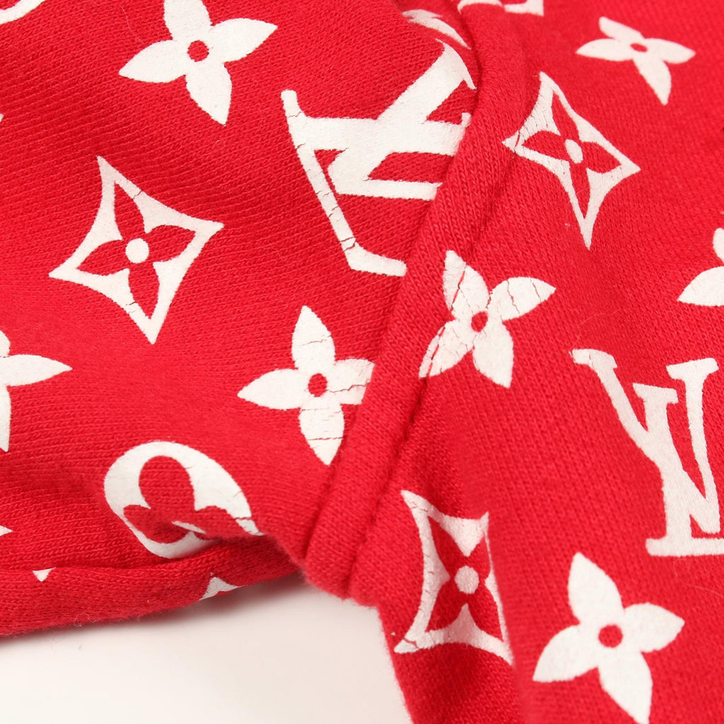 LOUIS VUITTON Louis Vuitton Louis Vuitton × Supreme Box Logo Hooded Sweatshirt Red Red/White Hoodie image 6