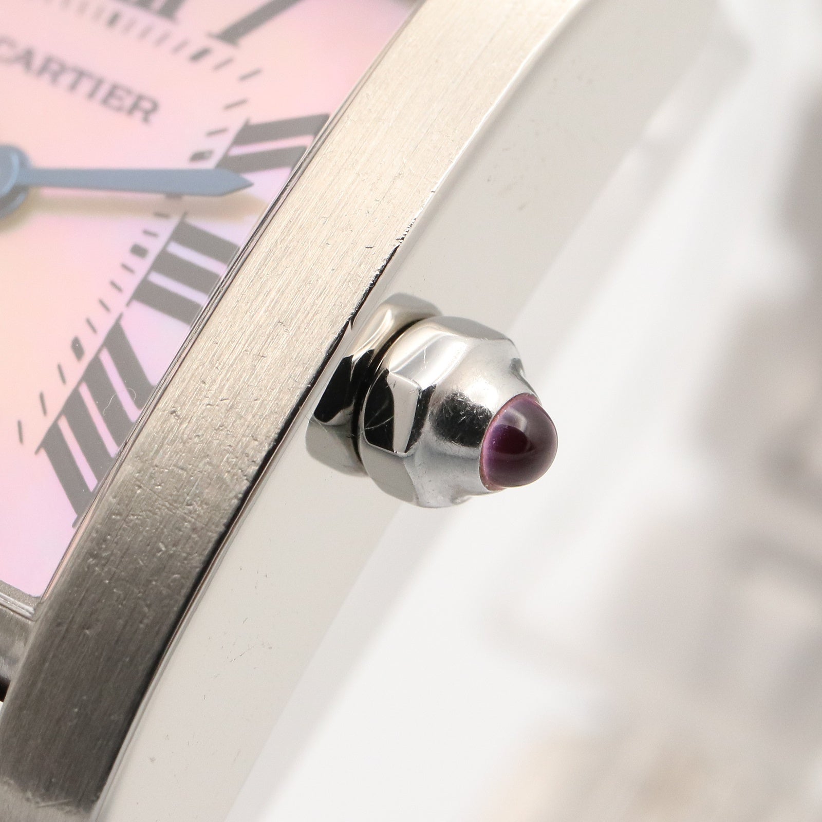 CARTIER Cartier Tank Francaise Sm Wrist Watch Pink Pink Shell Stainless Steel W51028q3 image 6