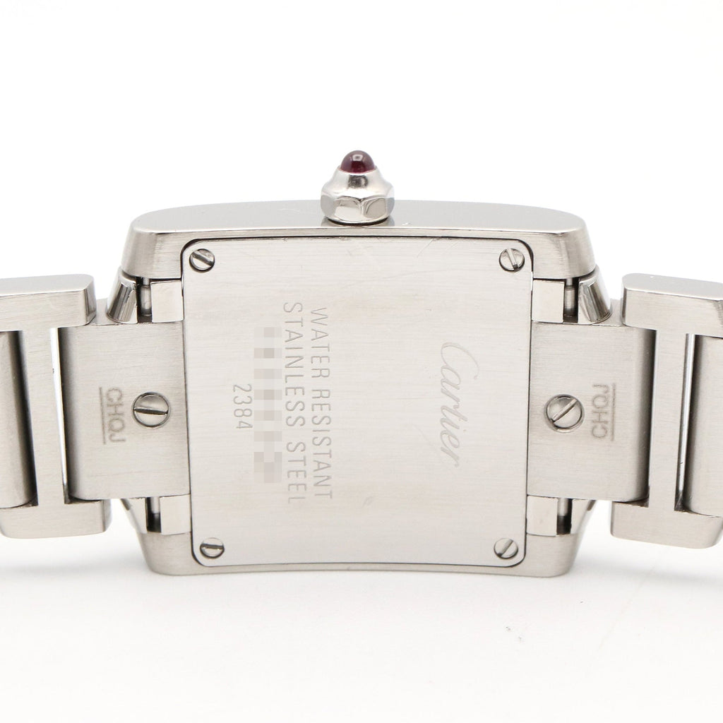 CARTIER Cartier Tank Francaise Sm Wrist Watch Pink Pink Shell Stainless Steel W51028q3 image 5