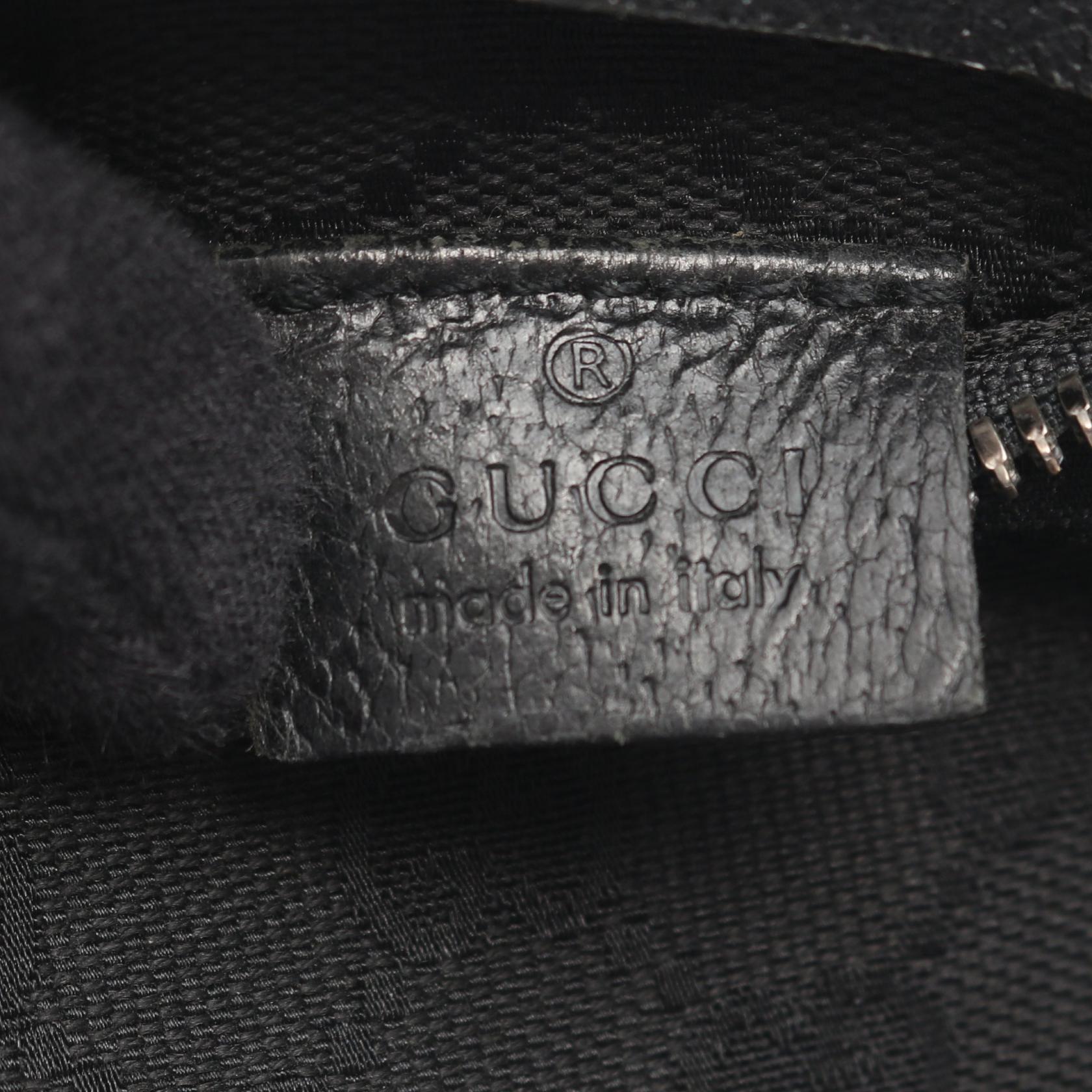 GUCCI Gucci Gg Canvas Waist Bag Body Bag Black Canvas×leather 28566 image 4