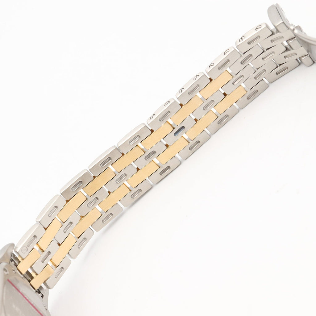 CARTIER Cartier Panthere Sm 2 Row Wrist Watch Beige K18 (yellow Gold)×stainless Steel W25029b6 image 14