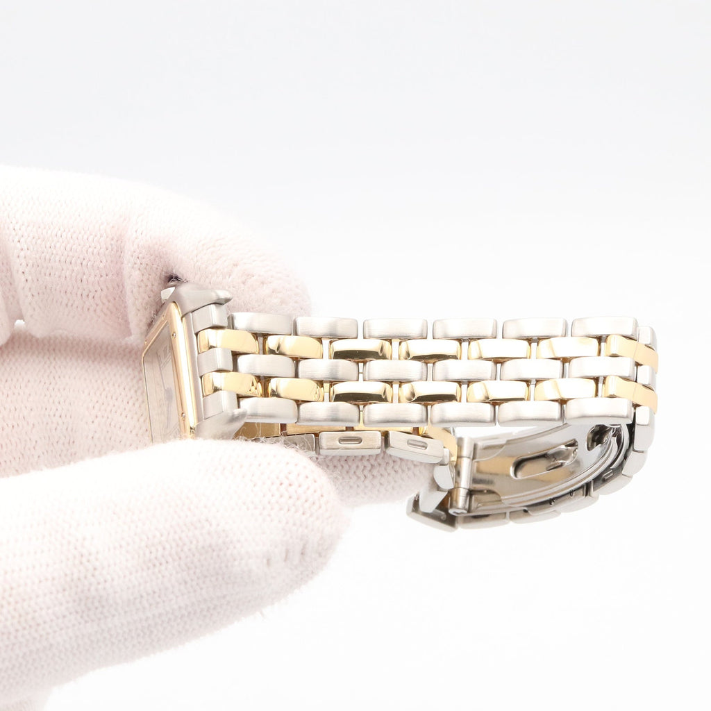 CARTIER Cartier Panthere Sm 2 Row Wrist Watch Beige K18 (yellow Gold)×stainless Steel W25029b6 image 8