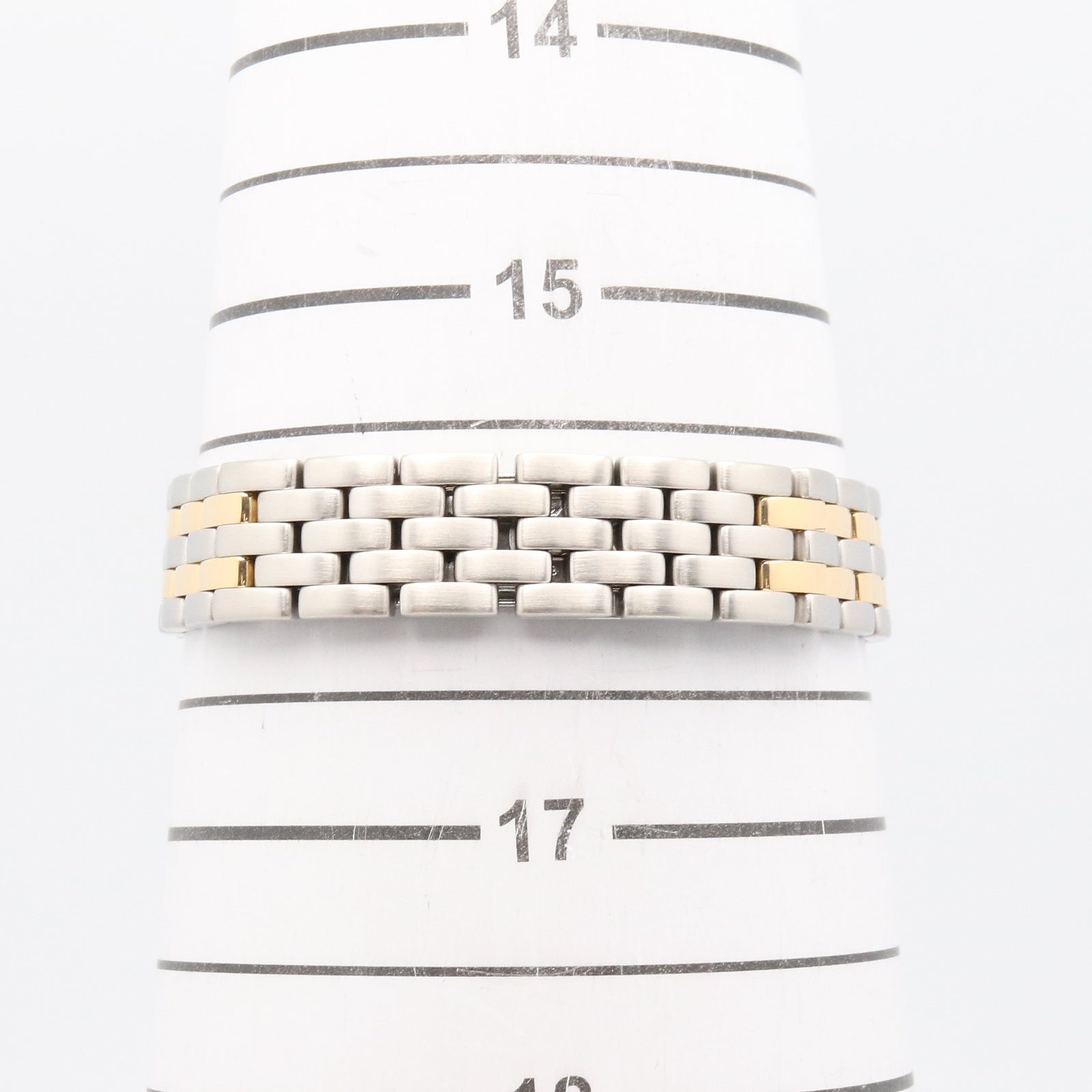 CARTIER Cartier Panthere Sm 2 Row Wrist Watch Beige K18 (yellow Gold)×stainless Steel W25029b6 image 7
