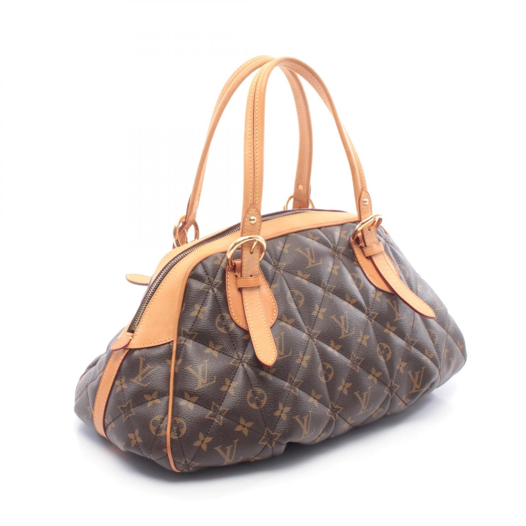 LOUIS VUITTON Louis Vuitton Bowling Brown Handbag M41434 image 2