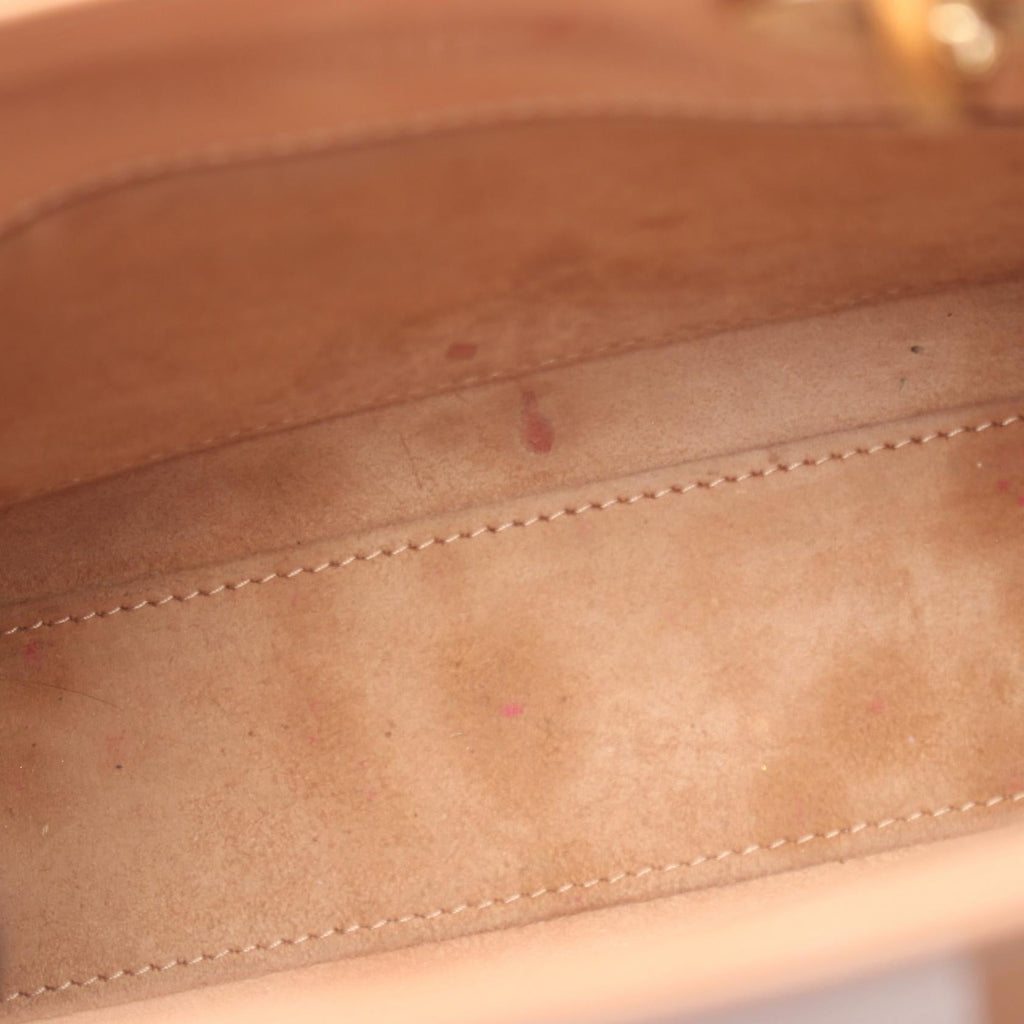 DIOR Dior Lady Dior Small Shoulder Handbag Crossbody Patent Leather Pink Used Women image 5