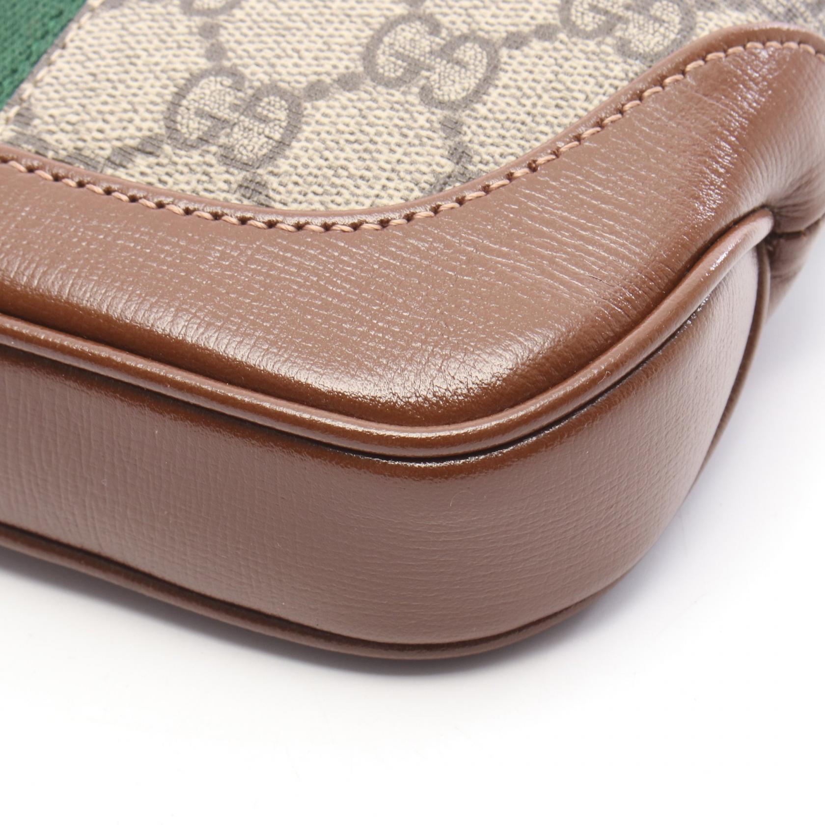 GUCCI Gucci Jackie 1961 Gg Supreme 2way Handbag Beige/Brown/Multicolor Pvc Coated Canvas×leather 637092 image 5