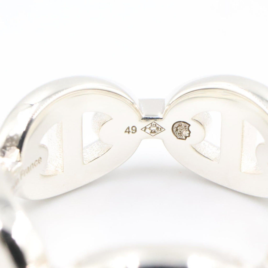 HERMES Hermes Enchainee Ring Pm Silver925 Preowned Unisex Us Size 4.75 #49 image 4