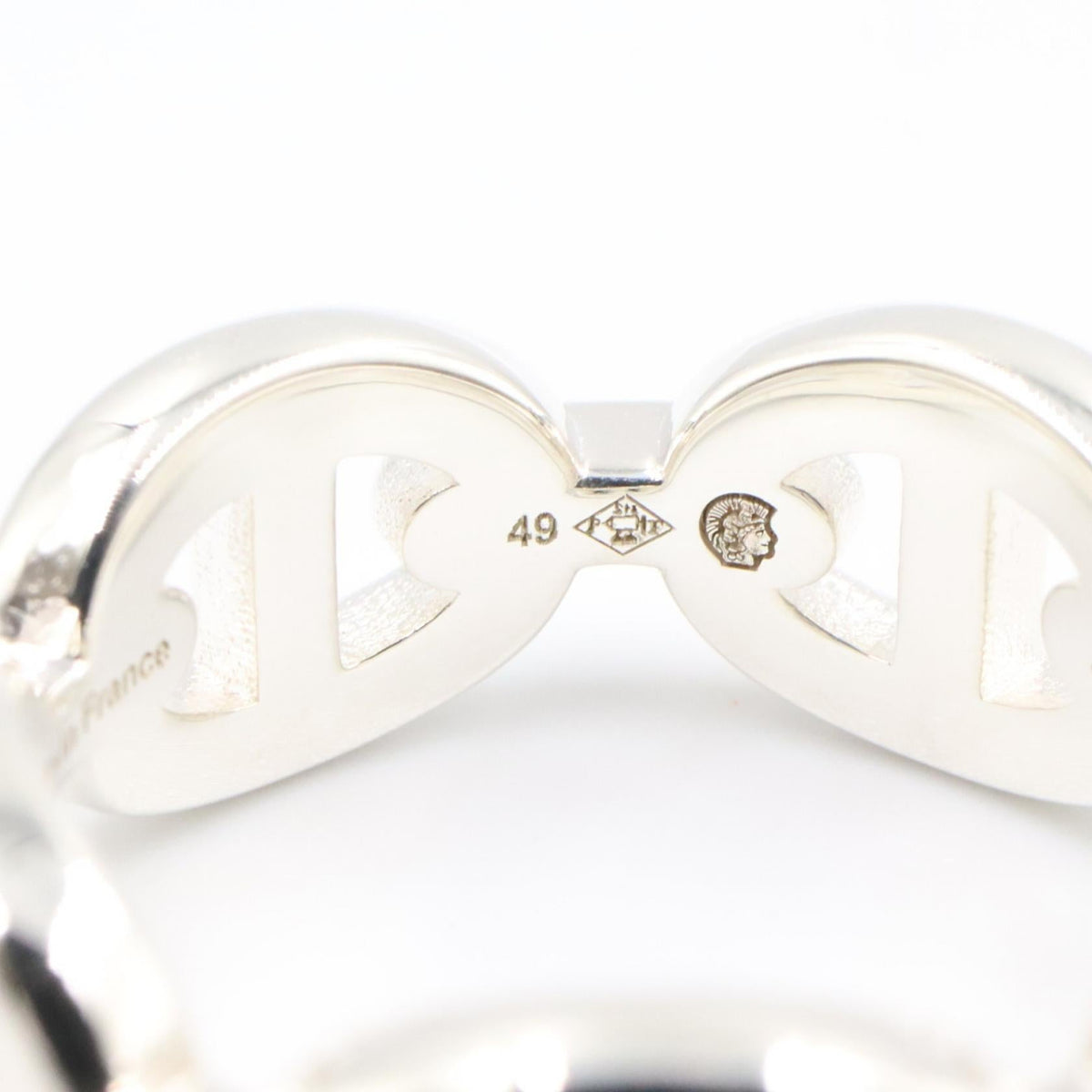 HERMES Hermes Enchainee Ring Pm Silver925 Preowned Unisex Us Size 4.75 #49 image 4