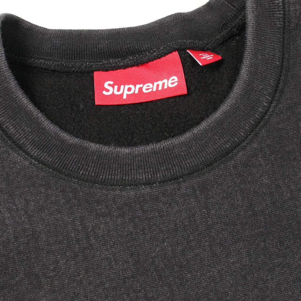 SUPREME Supreme Washed Box Sweatshirt Black 25 Stainless Steel Sweat Gray Cotton image 5