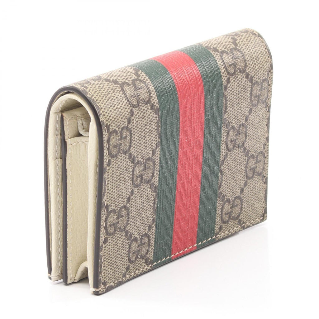 GUCCI Gucci Gucci × Pikarar Gg Supreme Bi-Fold Wallet Beige/Multicolor Other×pvc 736784 image 2