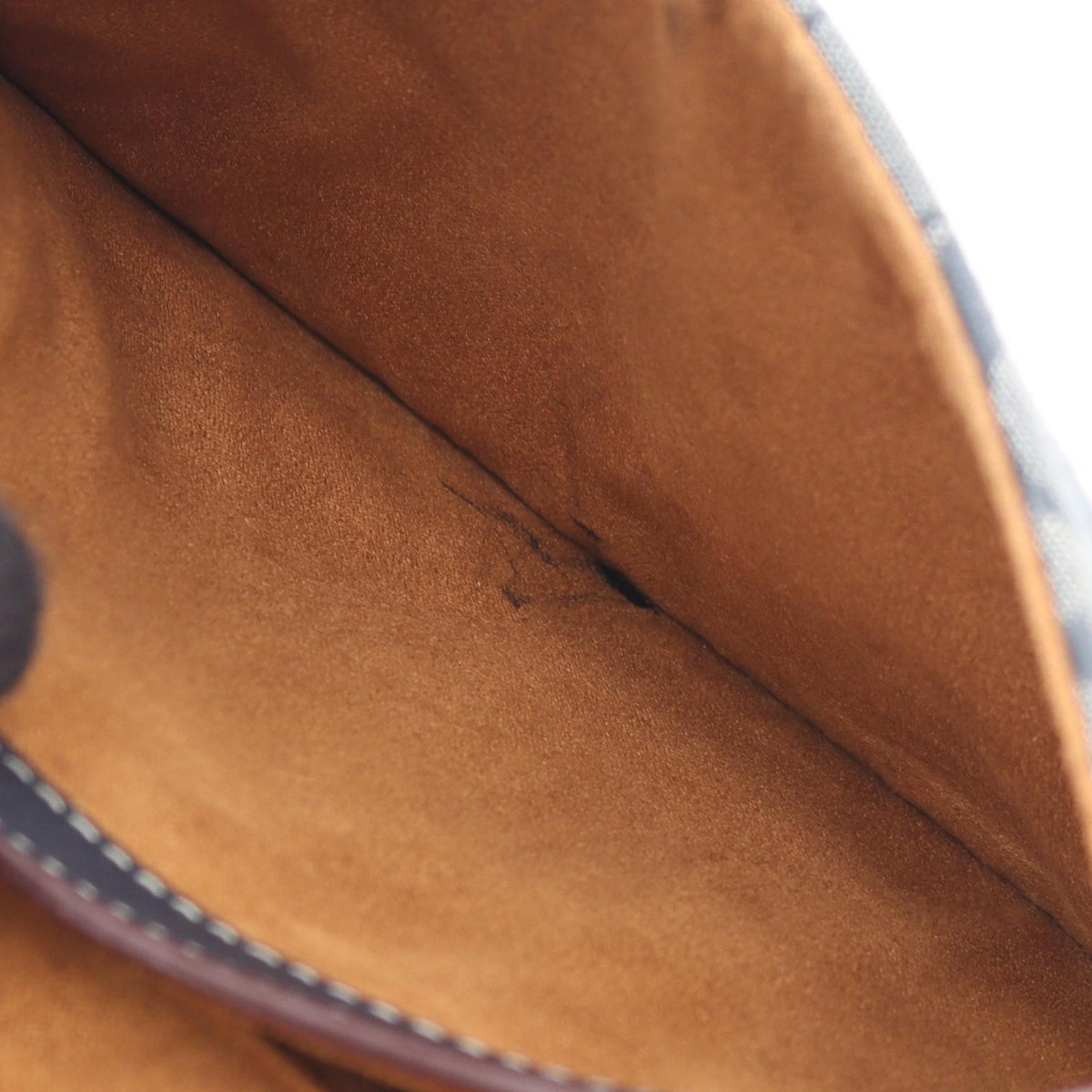 COACH Coach Morgan Saddle Bag Signature Shoulder Bag Navy Leather×canvas Ch143 image 9