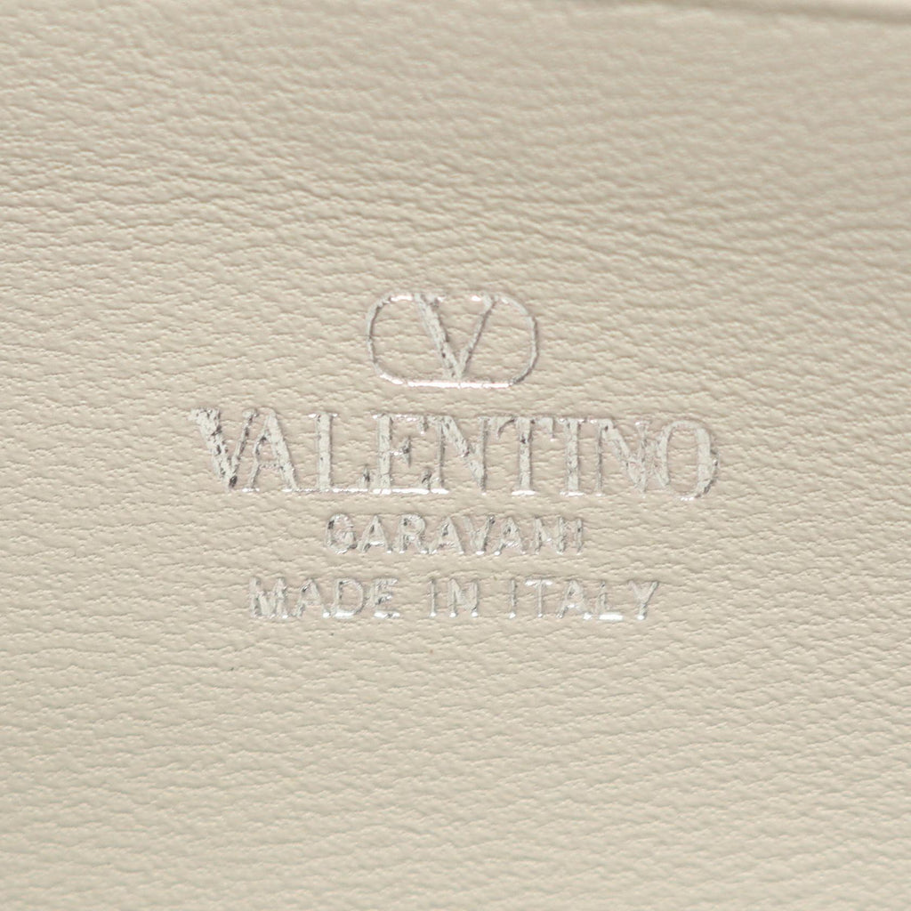 VALENTINO GARAVANI Valentino Garavani Rock Studs Shoulder Bag Silver Leather image 5