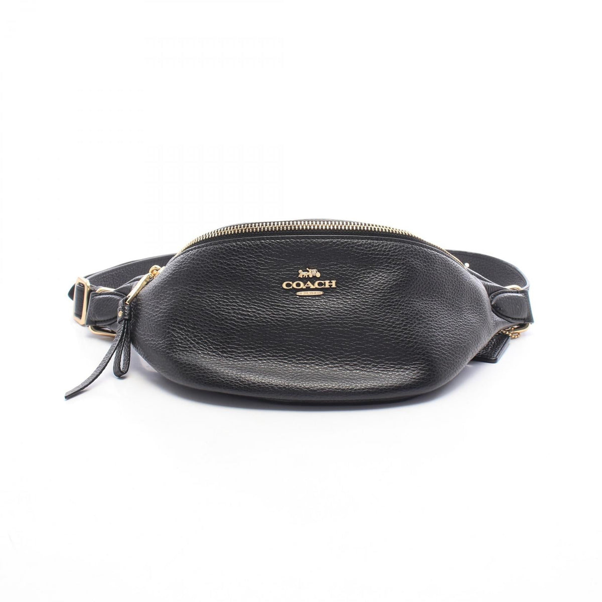 COACH Coach Waist Bag Body Bag Black Leather F48738 image 1