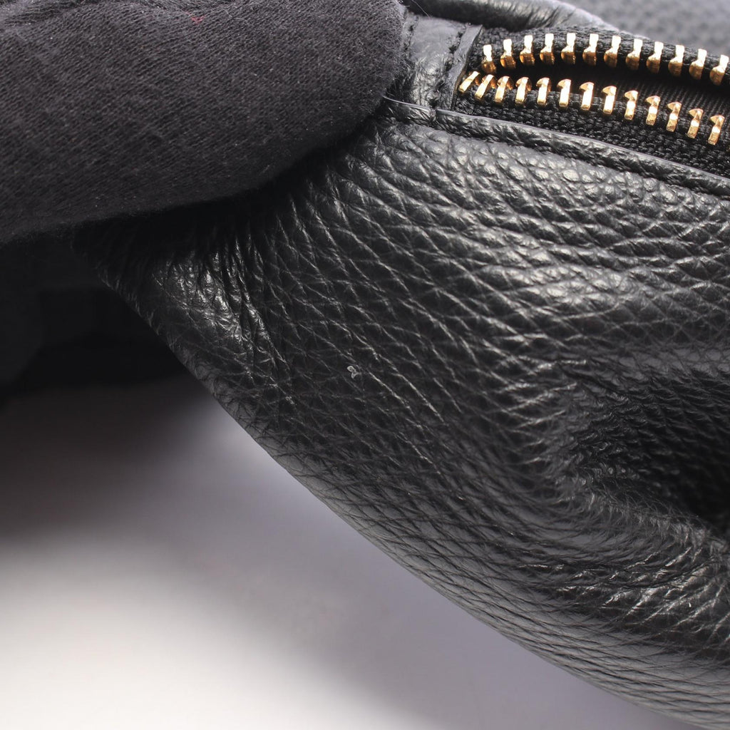 COACH Coach Waist Bag Body Bag Black Leather F48738 image 5