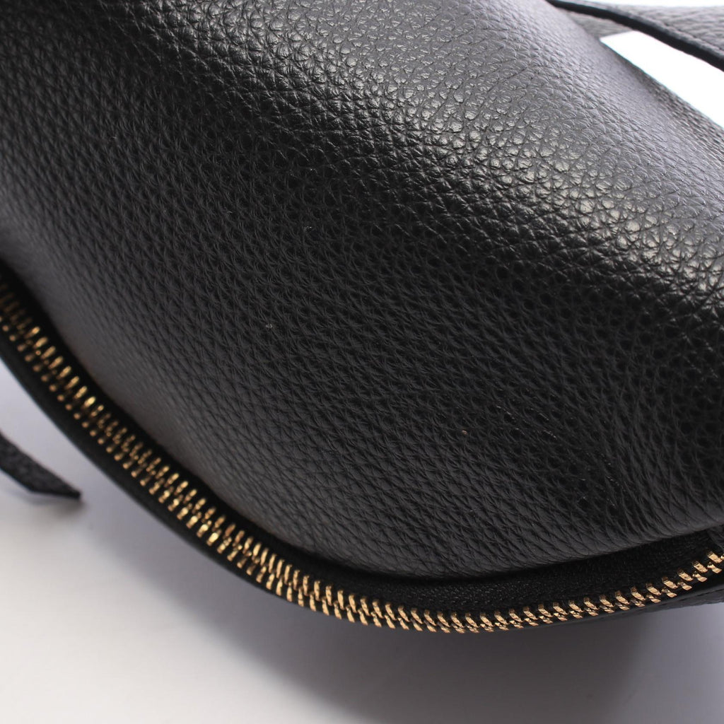 COACH Coach Waist Bag Body Bag Black Leather F48738 image 8