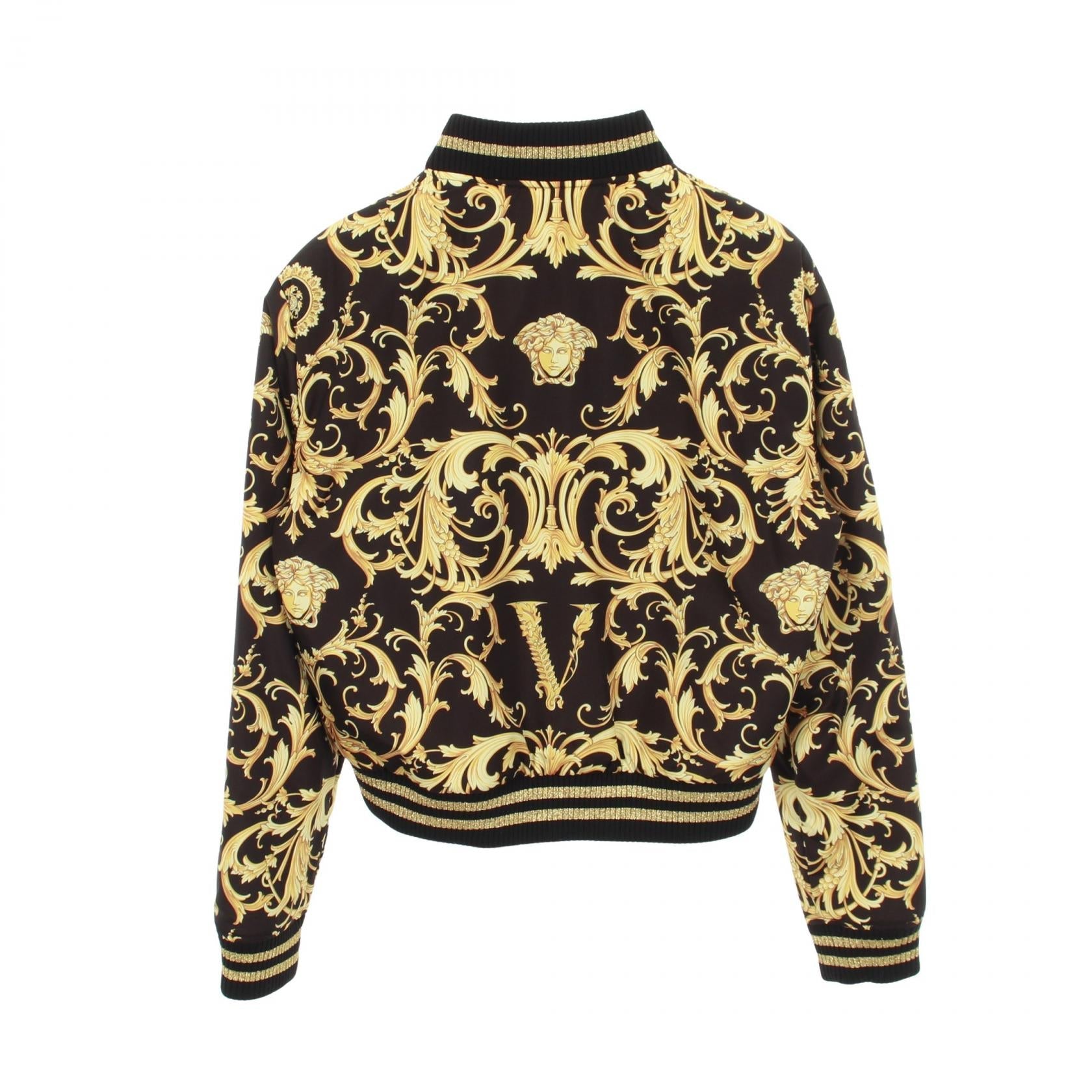 VERSACE Versace Blouson Black/Yellow Other×polyester image 2