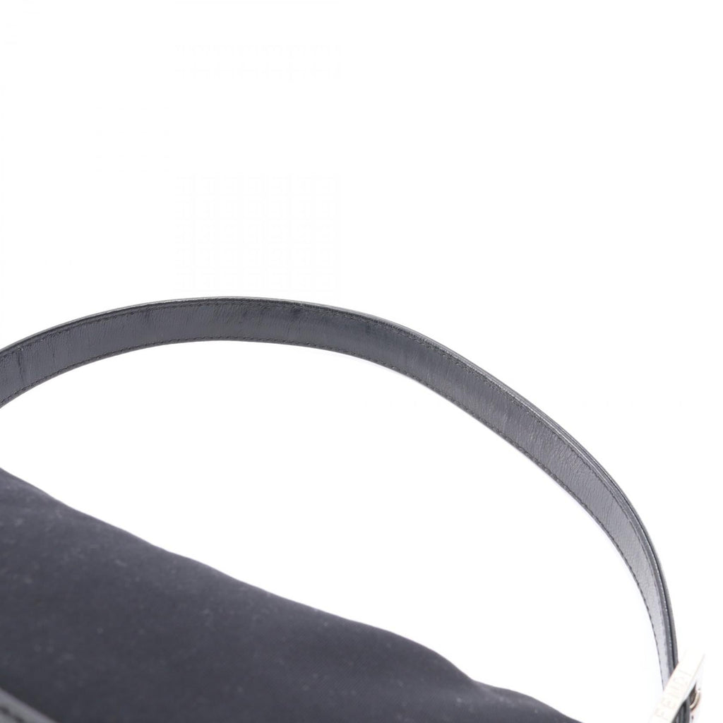 FENDI Fendi Mamma Bucket Shoulder Handbag Leather Fabric Black Shw Used Women image 7