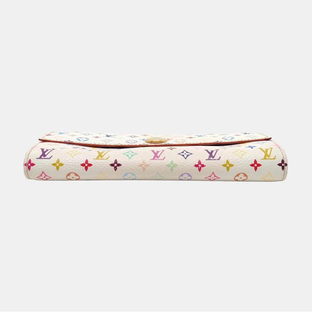 Louis Vuitton White Multicolor Monogram Sarah Wallet