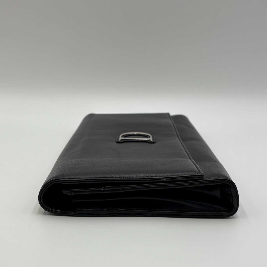 Christian Dior Vintage D Logo Travel Wallet/ Clutch