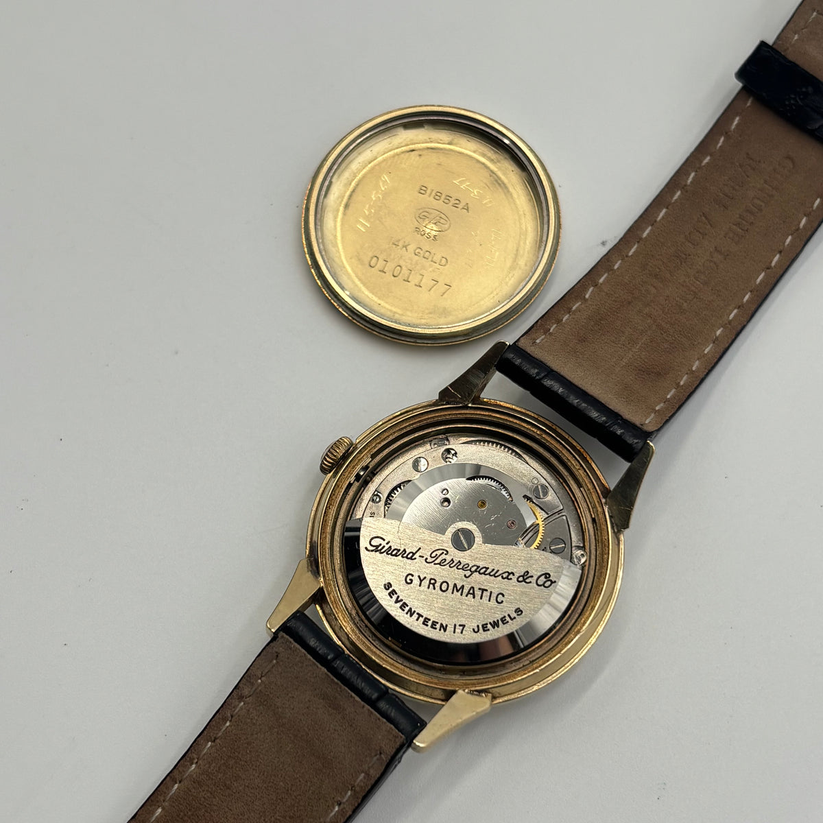 Girard-Perregaux Gyromatic 14K Gold Automatic Watch 1950s