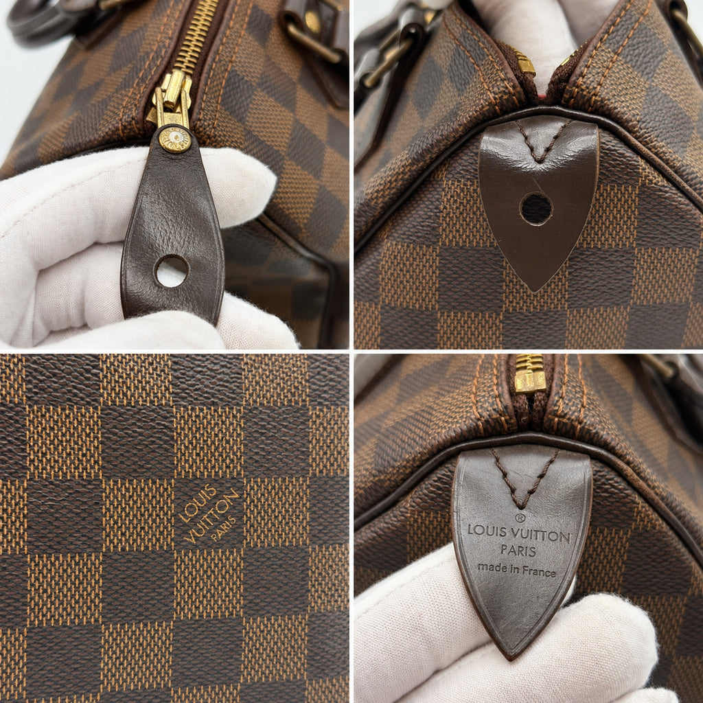 Louis Vuitton Speedy 25 Damier Ebene Handbag 2011