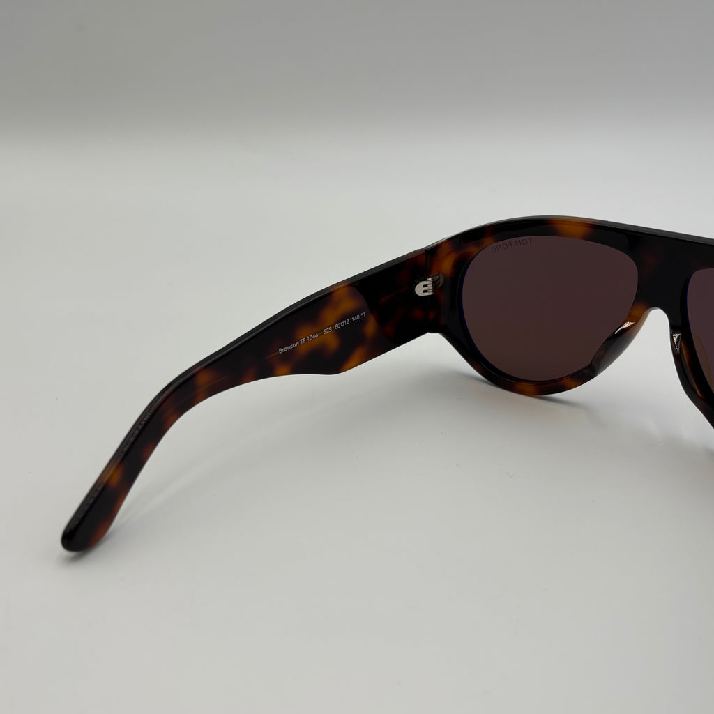 Tom Ford Bronson FT1044 52G Tortoise Aviator Sunglasses