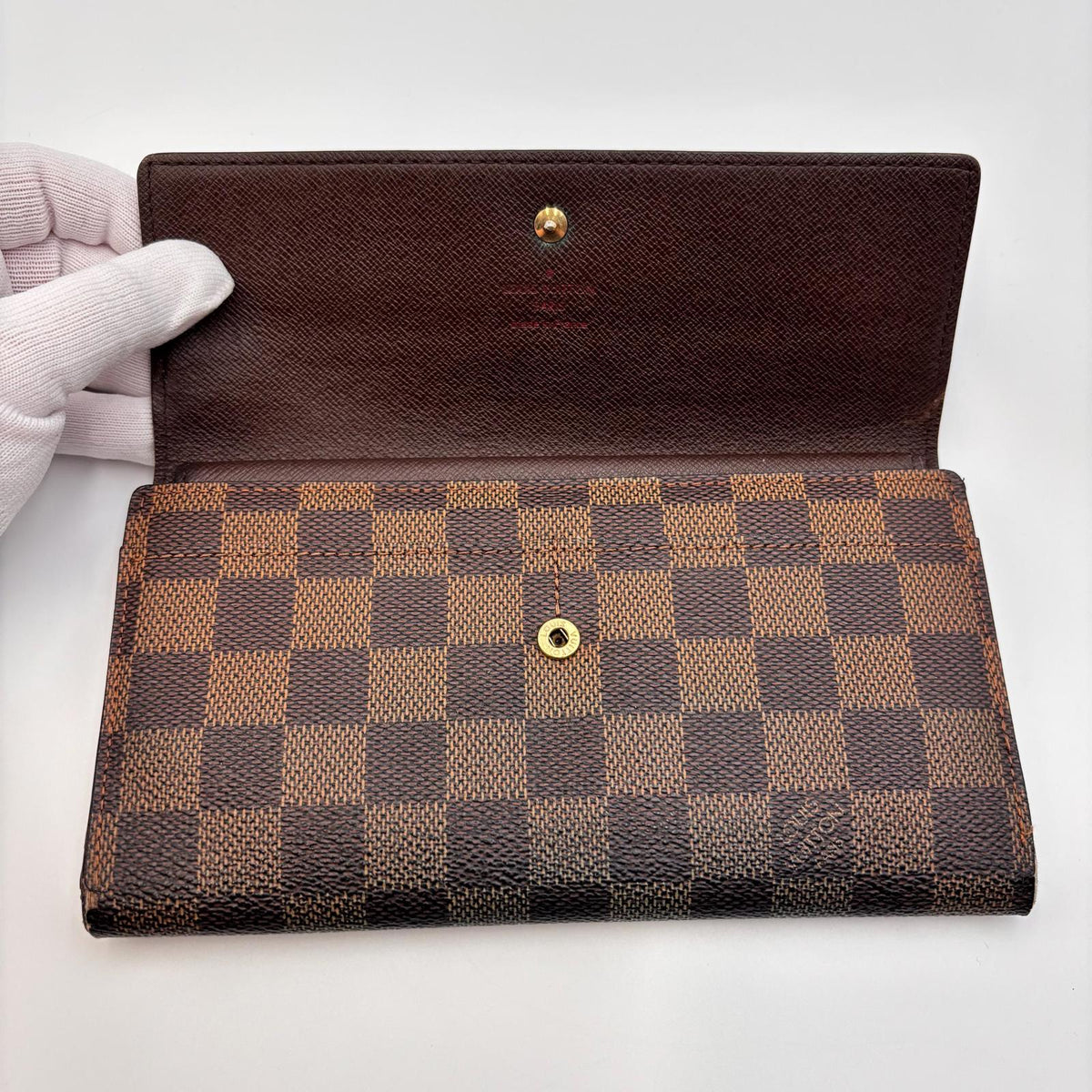 Louis Vuitton Damier Ebene Portefeuille International Wallet
