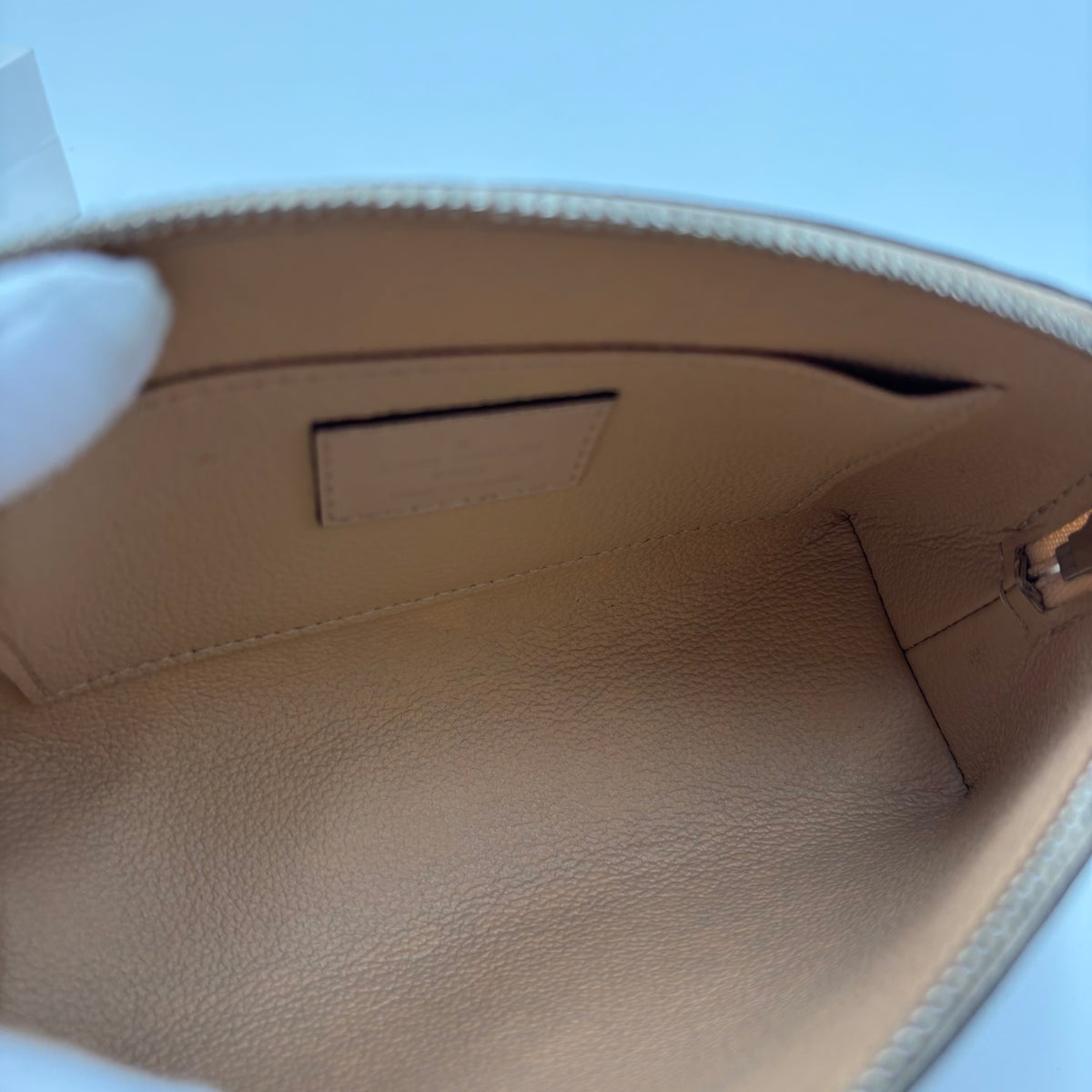 Louis Vuitton Epi Leather Cosmetic Pouch in Beige